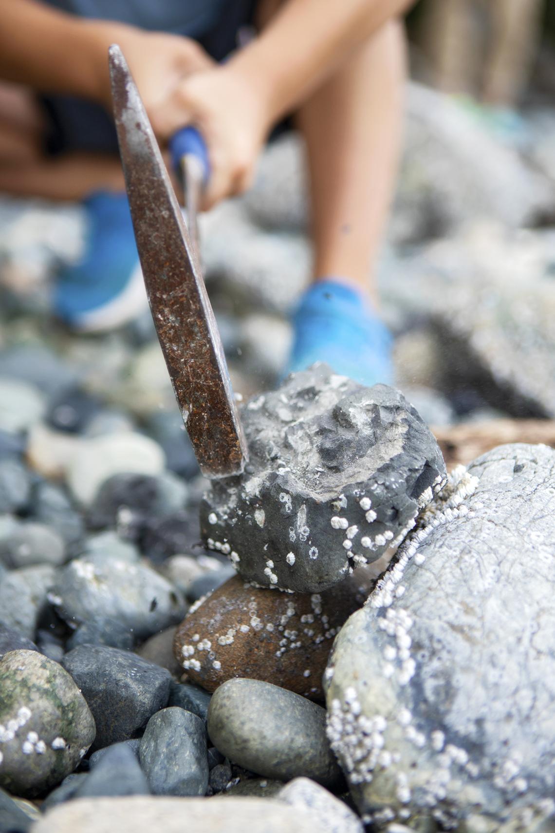 VIU Earth Science Rock Sample Collecting 