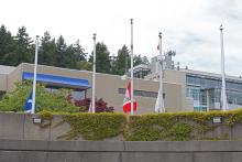 Flags lowered to half mast at ViU Nanaimo campus