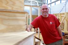 Carpentry shop in VIU Trades Discovery Centre