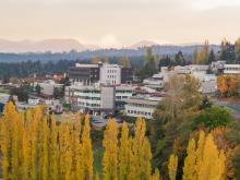 Aerial view of VIU campus