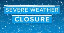 Severe Weather Closure graphic