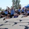 VIU Mariners dance team jumps into the air